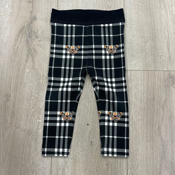 BURBERRY Babies' Bear Print Cotton Leggings size 18 Months B6